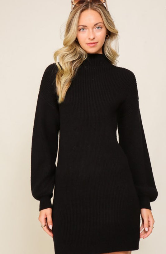 Black Sweater Dress
