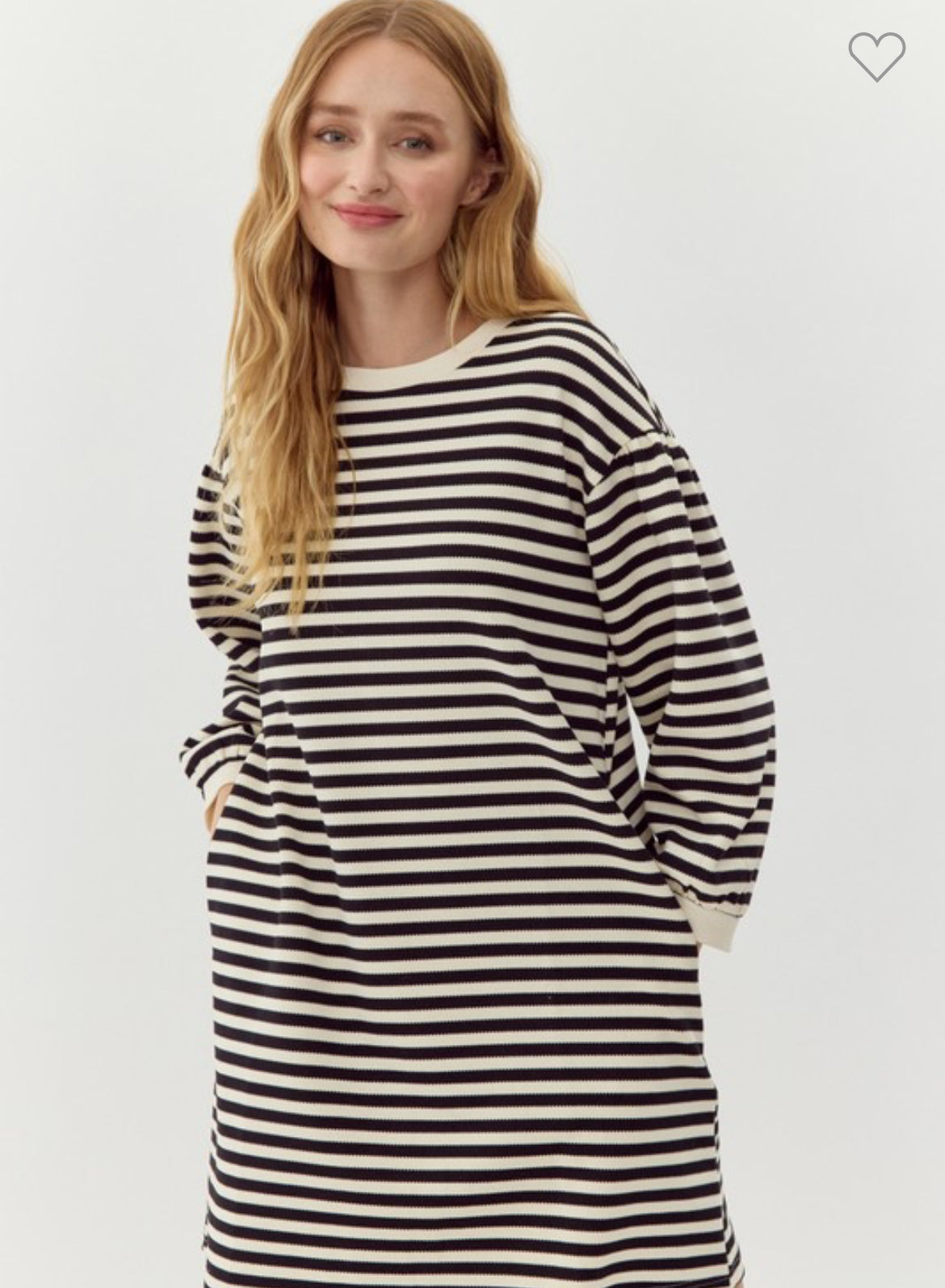 Black and White Stripe Dress